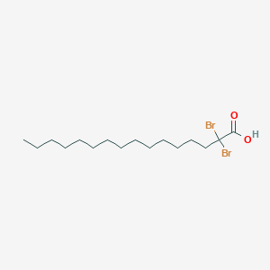 2,2-Dibromohexadecanoic acid