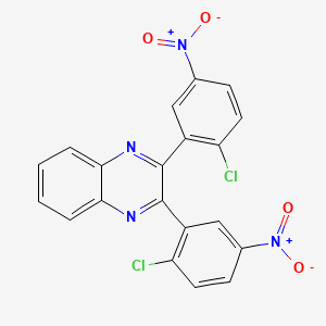 2,3-Bis(2-chloro-5-nitrophenyl)quinoxaline