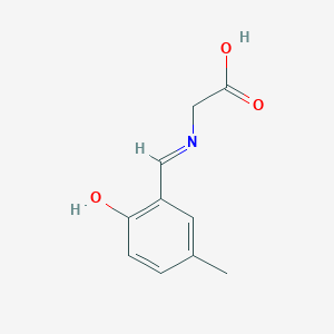 N-[(3-Methyl-6-oxocyclohexa-2,4-dien-1-ylidene)methyl]glycine