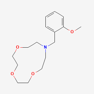 10-[(2-Methoxyphenyl)methyl]-1,4,7-trioxa-10-azacyclododecane