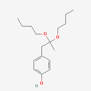 4-(2,2-Dibutoxypropyl)phenol