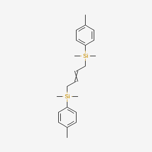 (But-2-ene-1,4-diyl)bis[dimethyl(4-methylphenyl)silane]