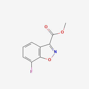 molecular formula C9H6FNO3 B1435725 Methyl 7-fluoro-1,2-benzoxazole-3-carboxylate CAS No. 2060053-38-3