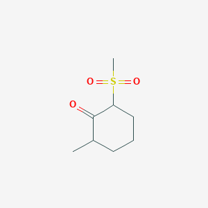 2-(Methanesulfonyl)-6-methylcyclohexan-1-one