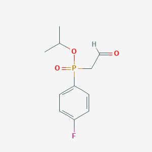 Propan-2-yl (4-fluorophenyl)(2-oxoethyl)phosphinate