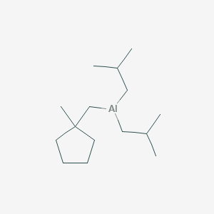 [(1-Methylcyclopentyl)methyl]bis(2-methylpropyl)alumane