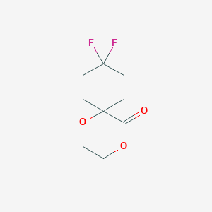 molecular formula C9H12F2O3 B1435731 9,9-Difluoro-1,4-dioxaspiro[5.5]undecan-5-one CAS No. 2044712-58-3