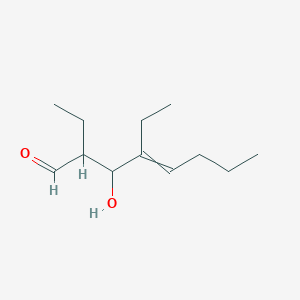 2,4-Diethyl-3-hydroxyoct-4-enal