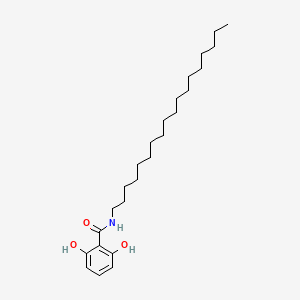 molecular formula C25H43NO3 B14357325 2,6-Dihydroxy-N-octadecylbenzamide CAS No. 93491-82-8