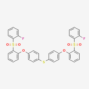 1,1'-{Sulfanediylbis[(4,1-phenylene)oxy]}bis[2-(2-fluorobenzene-1-sulfonyl)benzene]