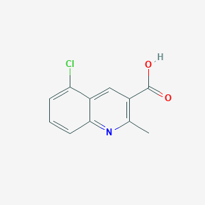 molecular formula C11H8ClNO2 B1435746 5-Chloro-2-methylquinoline-3-carboxylic acid CAS No. 2060030-02-4