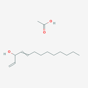 Acetic acid;trideca-1,4-dien-3-ol