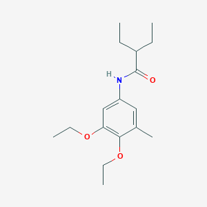 N-(3,4-Diethoxy-5-methylphenyl)-2-ethylbutanamide