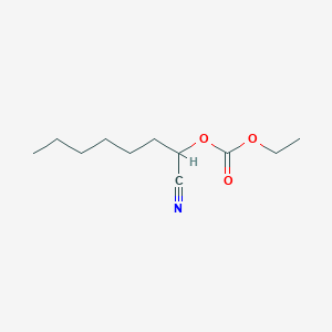 1-Cyanoheptyl ethyl carbonate