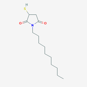 1-Decyl-3-sulfanylpyrrolidine-2,5-dione