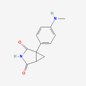 1-[4-(Methylamino)phenyl]-3-azabicyclo[3.1.0]hexane-2,4-dione