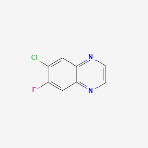 molecular formula C8H4ClFN2 B1435756 6-Chloro-7-fluoroquinoxaline CAS No. 1913266-52-0