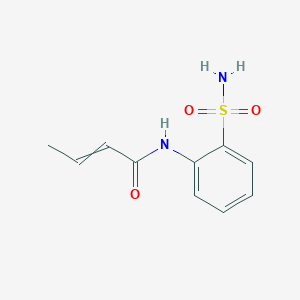 N-(2-Sulfamoylphenyl)but-2-enamide