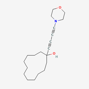 1-[4-(Morpholin-4-yl)buta-1,3-diyn-1-yl]cyclododecan-1-ol