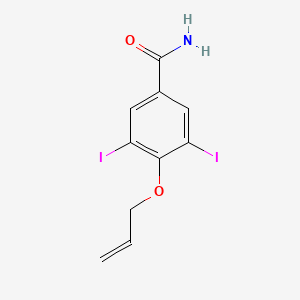 4-(Allyloxy)-3,5-diiodobenzamide