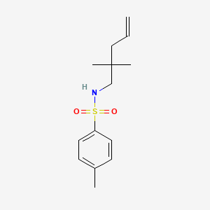 Benzenesulfonamide, N-(2,2-dimethyl-4-pentenyl)-4-methyl-