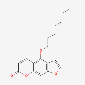 4-(Heptyloxy)-7H-furo[3,2-g][1]benzopyran-7-one