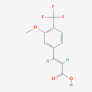 3-Methoxy-4-(trifluoromethyl)cinnamic acid
