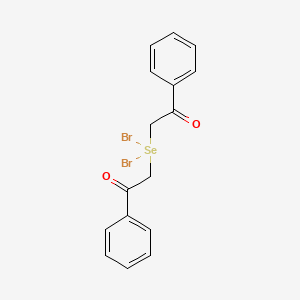 2,2'-(Dibromo-lambda~4~-selanediyl)bis(1-phenylethan-1-one)