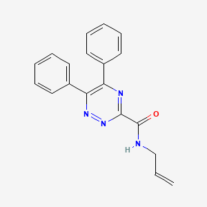 5,6-Diphenyl-N-(prop-2-en-1-yl)-1,2,4-triazine-3-carboxamide