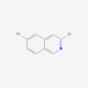 molecular formula C9H5Br2N B1435775 3,6-Dibromoisoquinoline CAS No. 1936570-29-4