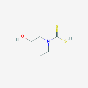 Ethyl(2-hydroxyethyl)carbamodithioic acid