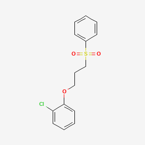 1-[3-(Benzenesulfonyl)propoxy]-2-chlorobenzene