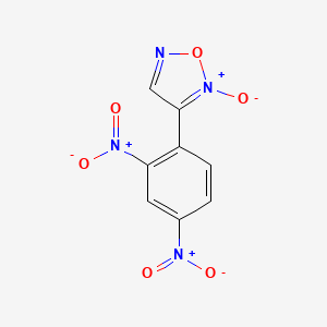 3-(2,4-Dinitrophenyl)-2-oxido-1,2,5-oxadiazol-2-ium