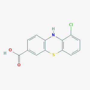 9-Chloro-10H-phenothiazine-3-carboxylic acid