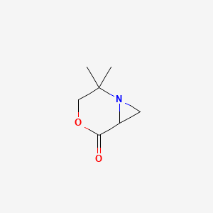 2,2-Dimethyl-4-oxa-1-azabicyclo[4.1.0]heptan-5-one