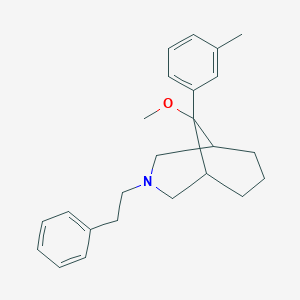 9-Methoxy-9-(3-methylphenyl)-3-(2-phenylethyl)-3-azabicyclo[3.3.1]nonane