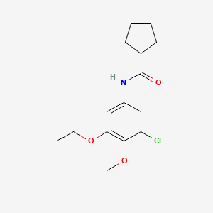 N-(3-Chloro-4,5-diethoxyphenyl)cyclopentanecarboxamide