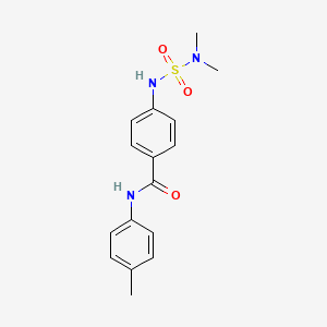 4-[(Dimethylsulfamoyl)amino]-N-(4-methylphenyl)benzamide