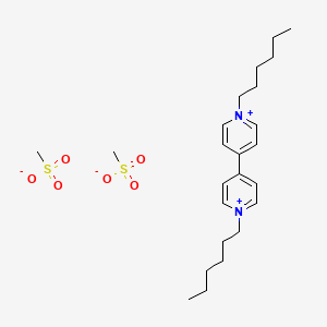 1,1'-Dihexyl-4,4'-bipyridin-1-ium dimethanesulfonate