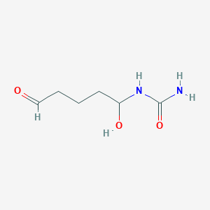 N-(1-Hydroxy-5-oxopentyl)urea