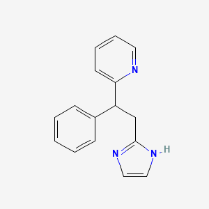 2-[2-(1H-Imidazol-2-yl)-1-phenylethyl]pyridine