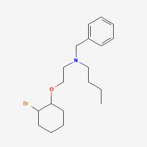 N-Benzyl-N-{2-[(2-bromocyclohexyl)oxy]ethyl}butan-1-amine