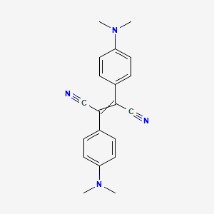 molecular formula C20H20N4 B14357969 2,3-Bis[4-(dimethylamino)phenyl]but-2-enedinitrile CAS No. 95548-96-2