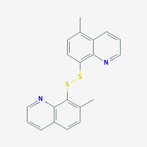 5-Methyl-8-[(7-methylquinolin-8-yl)disulfanyl]quinoline