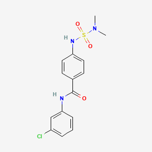 N-(3-Chlorophenyl)-4-[(dimethylsulfamoyl)amino]benzamide