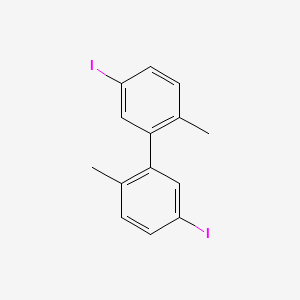 molecular formula C14H12I2 B1435808 5,5'-二碘-2,2'-二甲基联苯 CAS No. 1392203-19-8