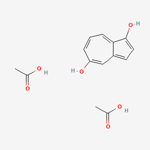 Acetic acid;azulene-1,5-diol