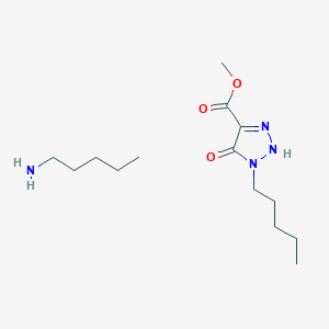 methyl 5-oxo-1-pentyl-2H-triazole-4-carboxylate; pentan-1-amine