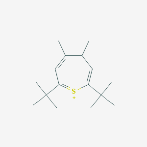 2,7-Di-tert-butyl-4,5-dimethyl-4H-thiepin-1-ium