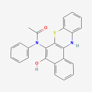 N-(5-Hydroxy-12H-benzo[a]phenothiazin-6-yl)-N-phenylacetamide